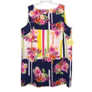 NWT Emma & Michelle Womens Floral Sleeveless Dress Size 22W